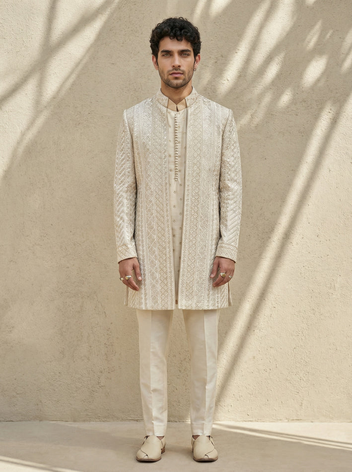Mosaic Sherwani - Ayki