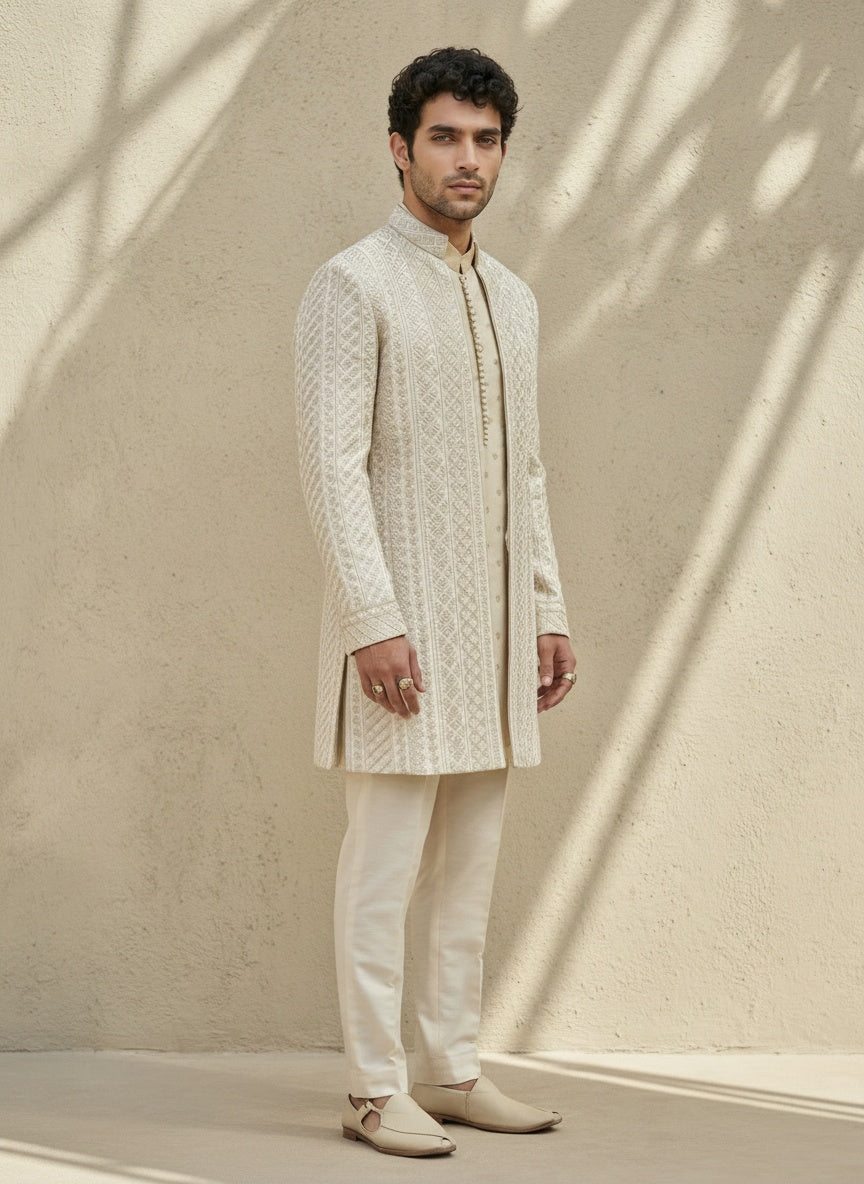 Mosaic Sherwani - Ayki