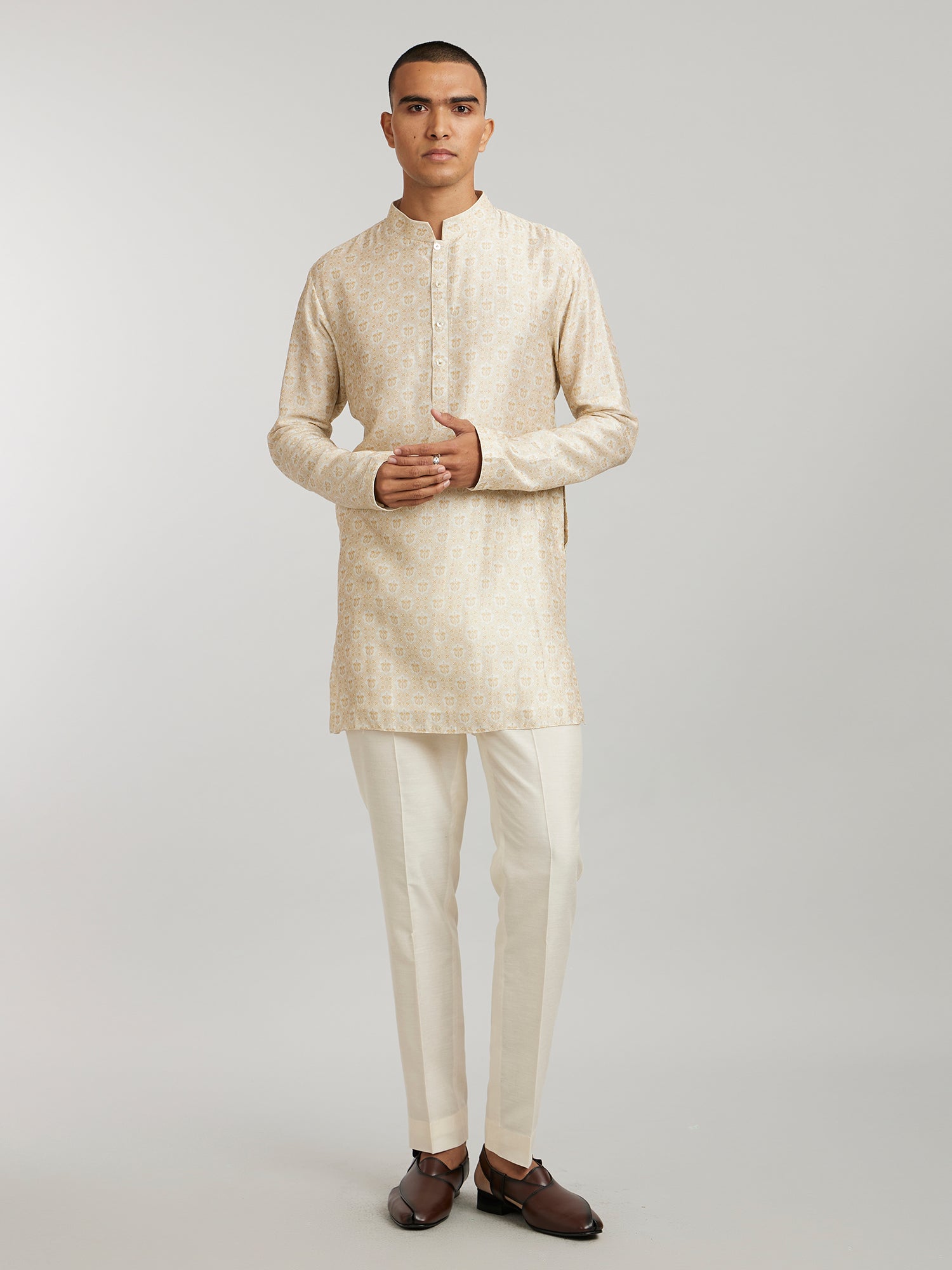 Emblem Kurta Set - Renato