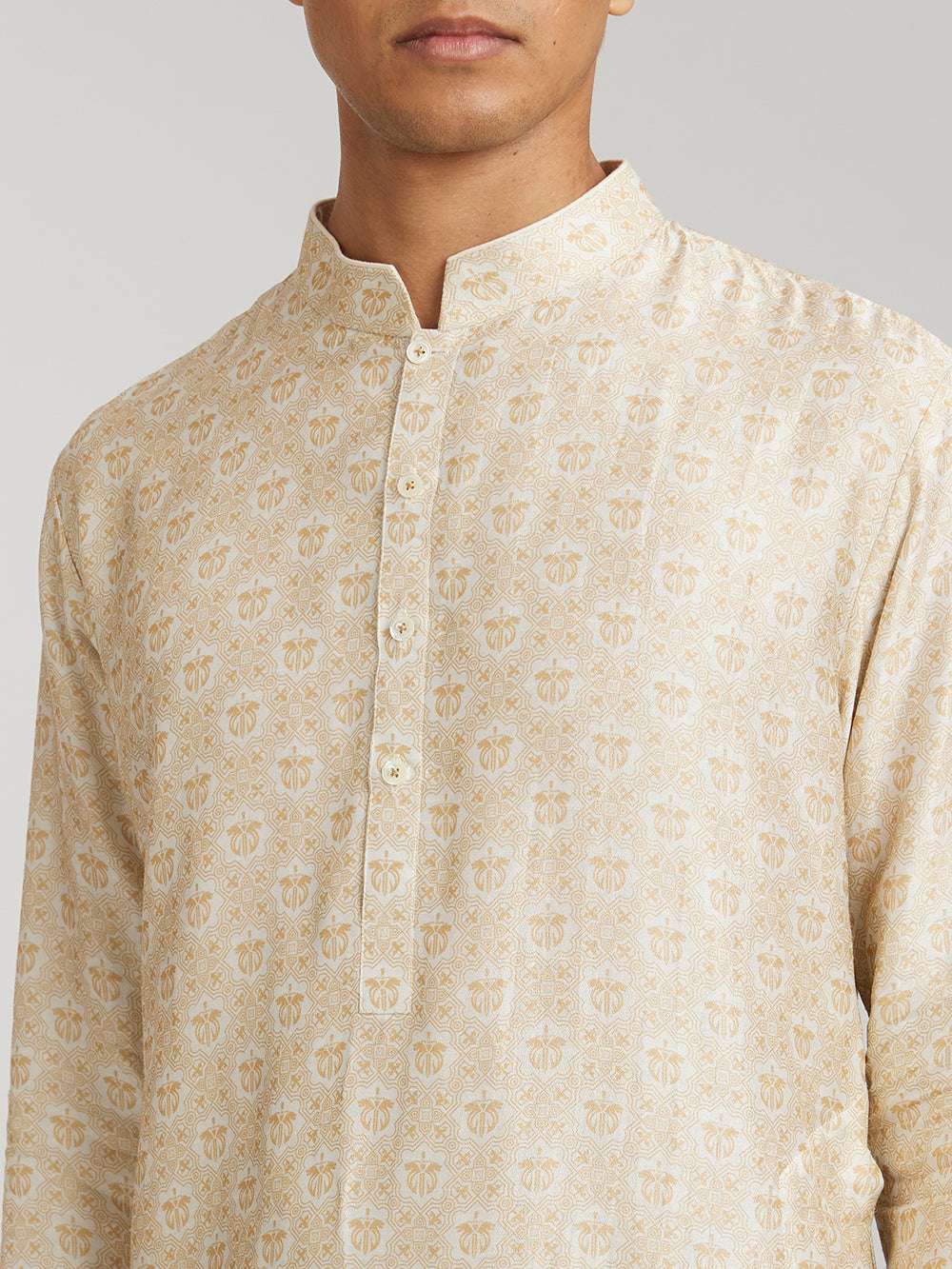 Emblem Kurta Set - Renato