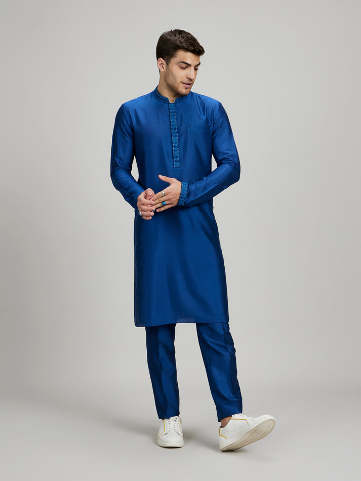 Gridiron Kurta Set - Yazan