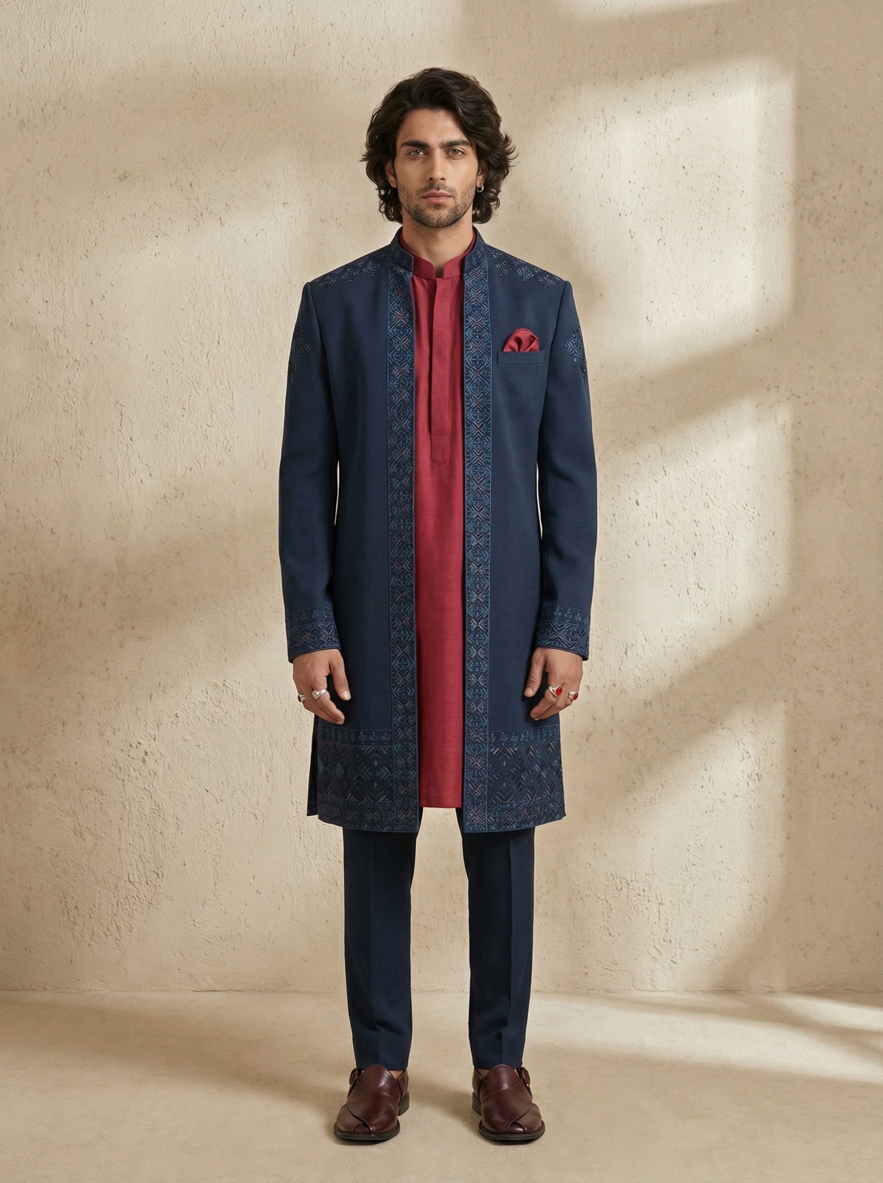 Nexa Layered Sherwani - Zaiko