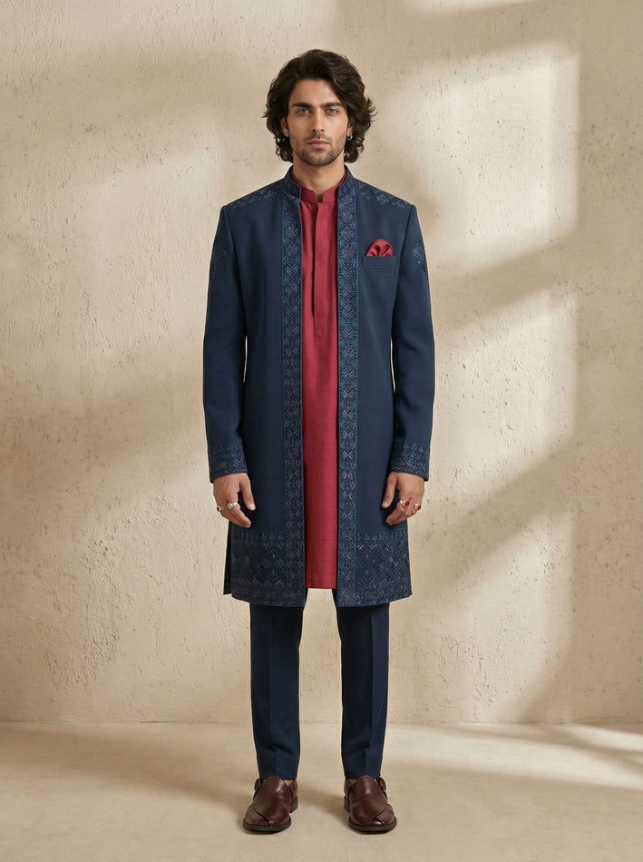 Nexa Layered Sherwani - Zaiko
