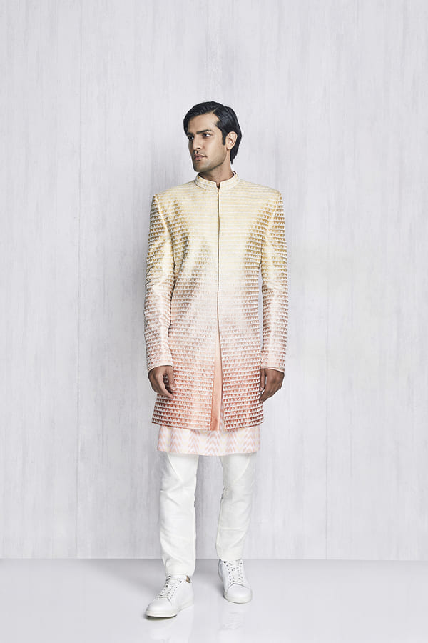 Dashed Triangle Sherwani - Quinn